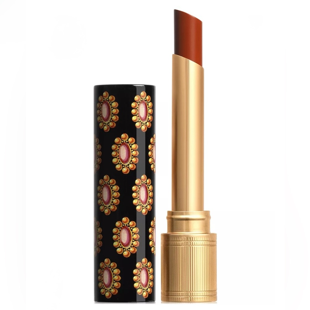 Gucci De Beaute Brilliant Glow & Care Lipstick 308 Lucky Dark Orange